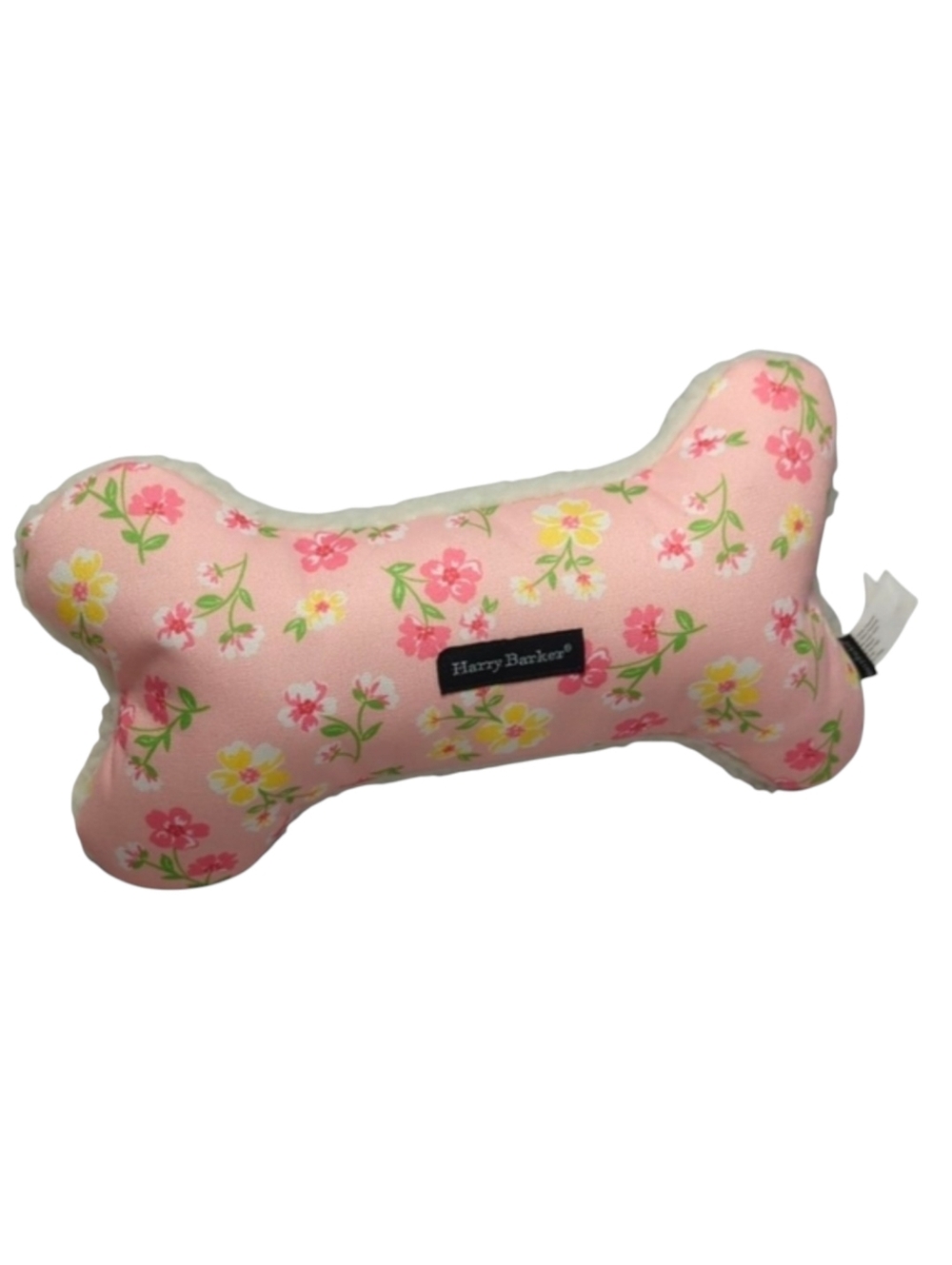 Harry Barker Pink Floral Dog Plush Toy with Sqeaker NWT